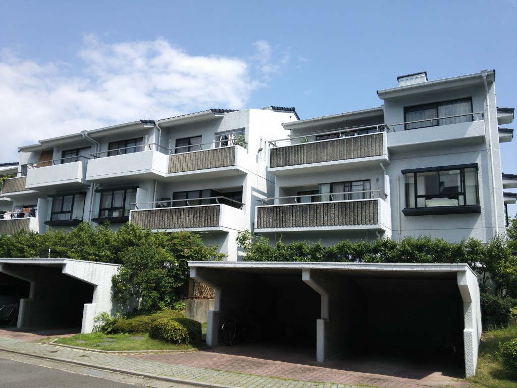 岐阜市内集合住宅の外壁塗装工事