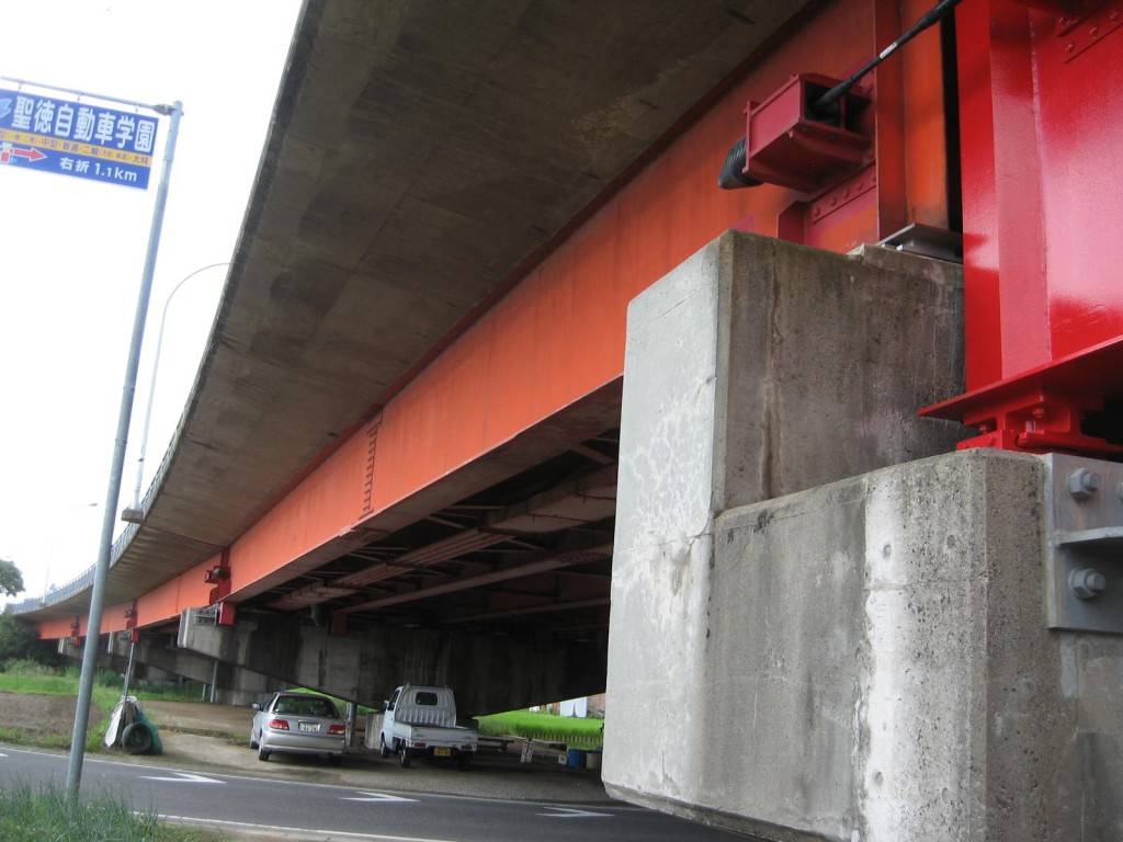 岐阜県岐阜市内の橋梁塗装工事　施工前